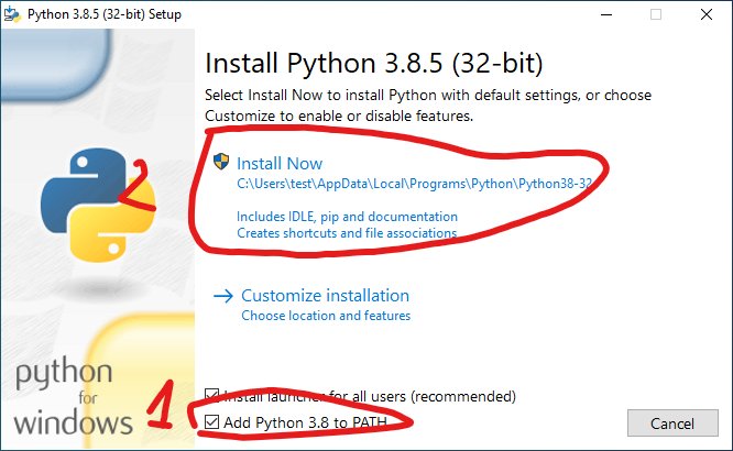 python installed annoted